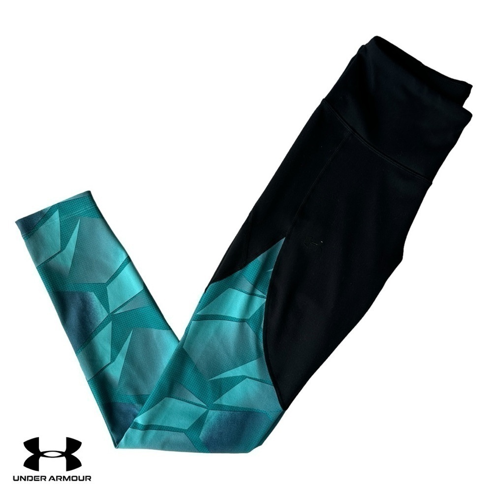 WOMEN'S UNDER ARMOUR FULL LENGTH HIGH-RISE LEGGINGS SIZE S - Picture 12 of 16